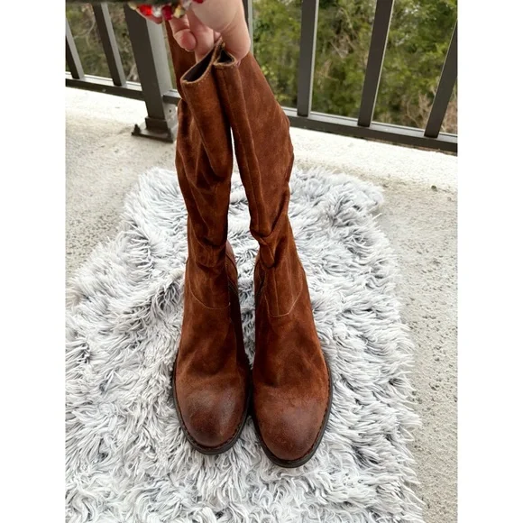 Born Mid Calf‎ Stretch Boots Brown